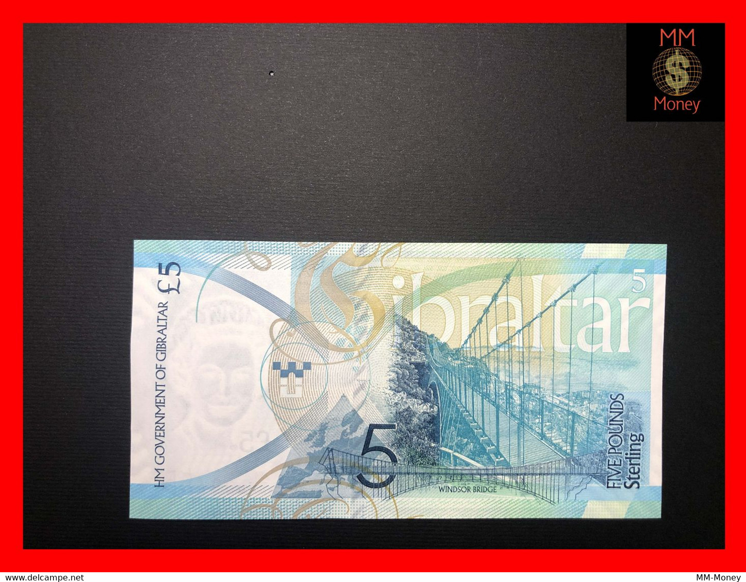 GIBRALTAR 5 £  21.8.2020   P. New    UNC - Gibilterra