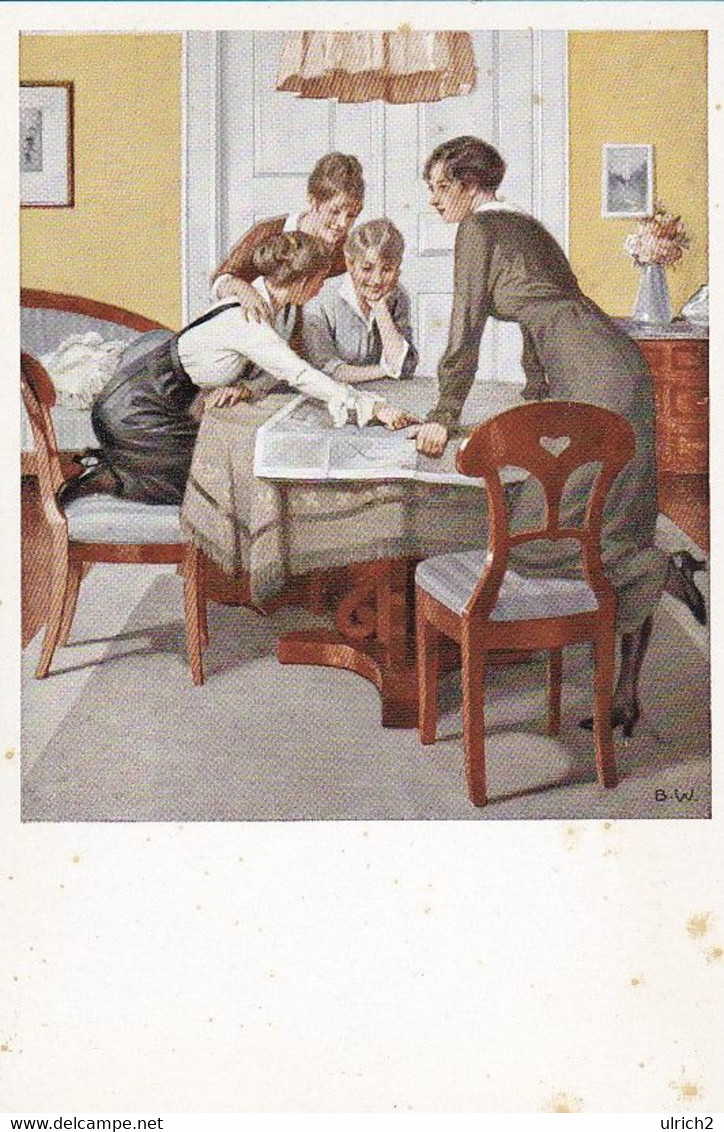 AK Strategie - Künstlerkarte Wennerberg - Kriegspostkarte - Patriotika - Ca. 1915 (59340) - Wennerberg, B.