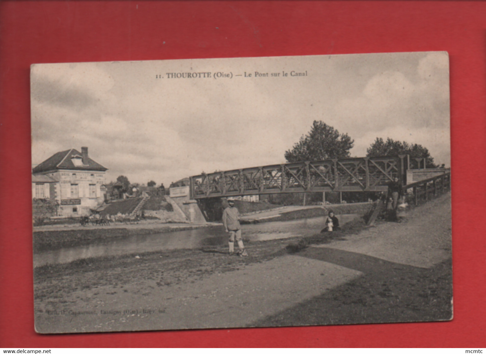 CPA  -   Thourotte  - (Oise) - Le Pont Sur Le Canal - Thourotte
