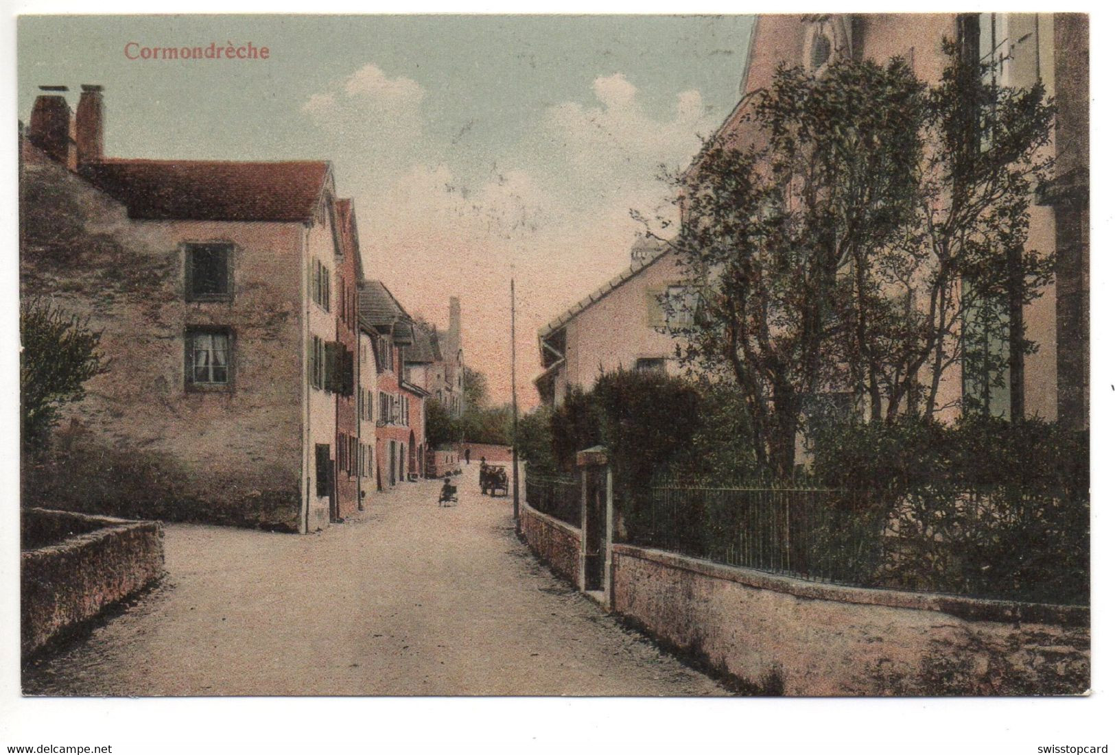 CORMONDRÈCHE Gel. 1911 N. La Chaux-de-Fonds - Cormondrèche