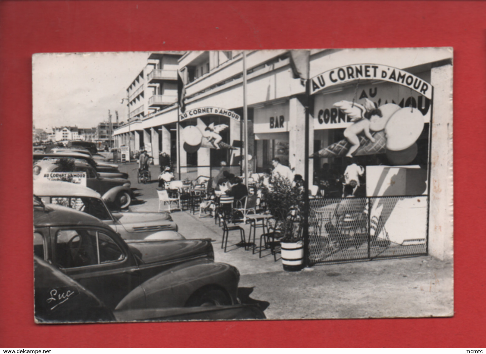 CPSM Petit Format (rétrécit) - La Côte D'Opale - Berck Plage -(P.-de-C.) - Le Cornet D'Amour - Berck