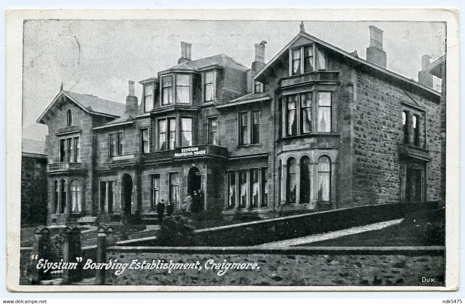 ISLE OF BUTE : ROTHESAY - ELYSIUM BOARDING ESTABLISHMENT, CRAIGMORE / ADDRESS - BIRMINGHAM, CANNON HILL, WILLOWS CRES - Bute