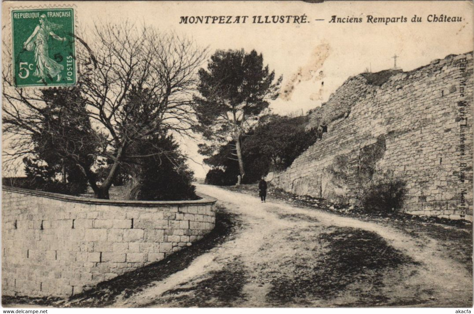 CPA MONTPEZAT Anciens Remparts Du Chateau (979319) - Montpezat De Quercy