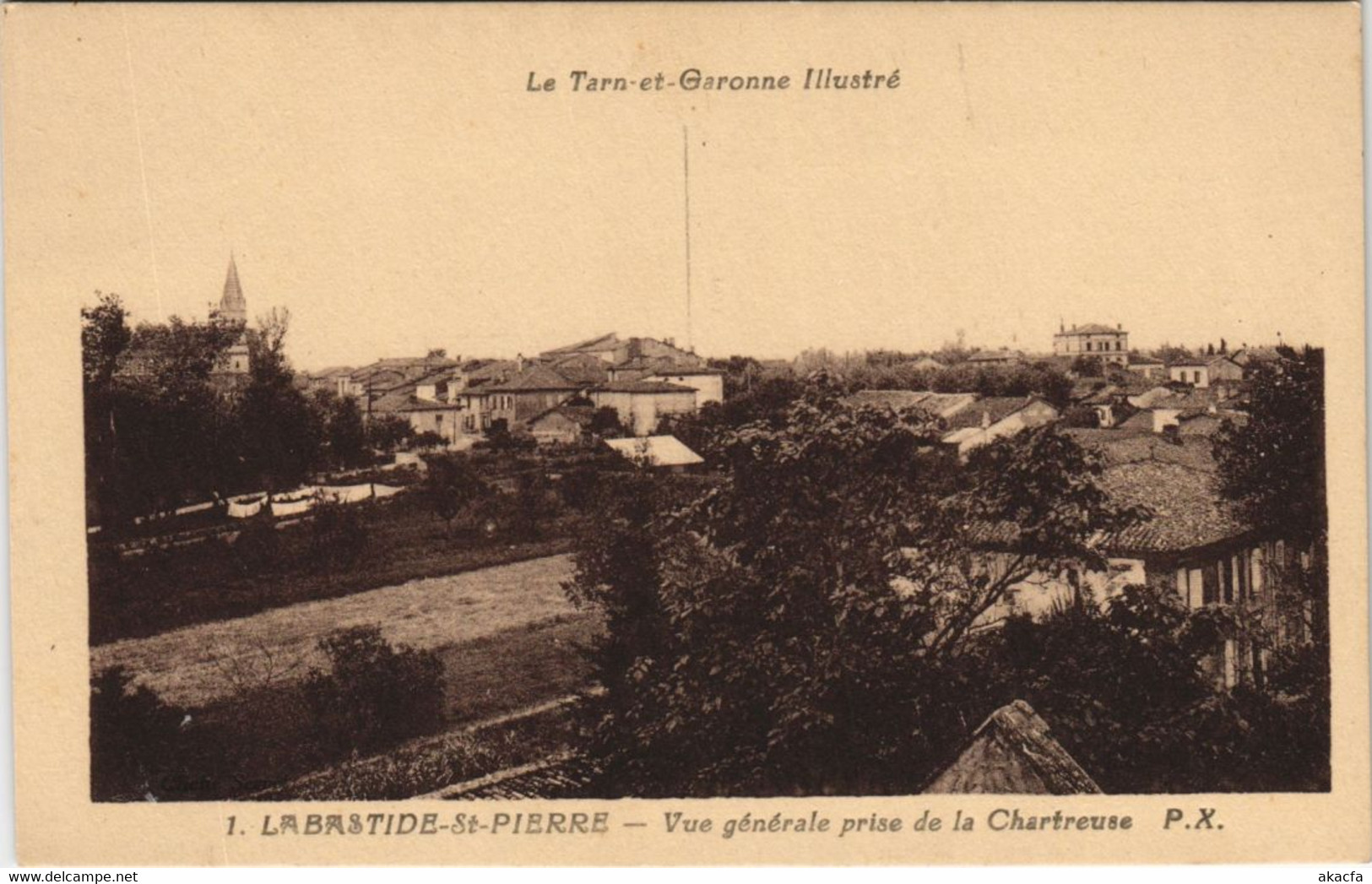 CPA LABASTIDE-ST-PIERRE Vue Générale (979325) - Labastide Saint Pierre