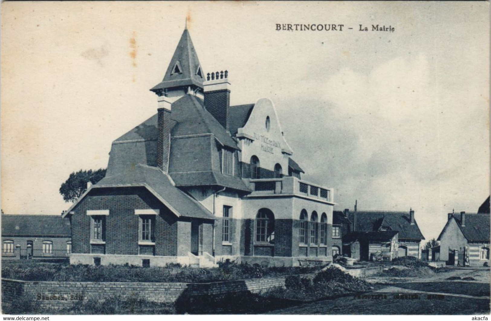 CPA BERTINCOURT La Mairie (979777) - Bertincourt