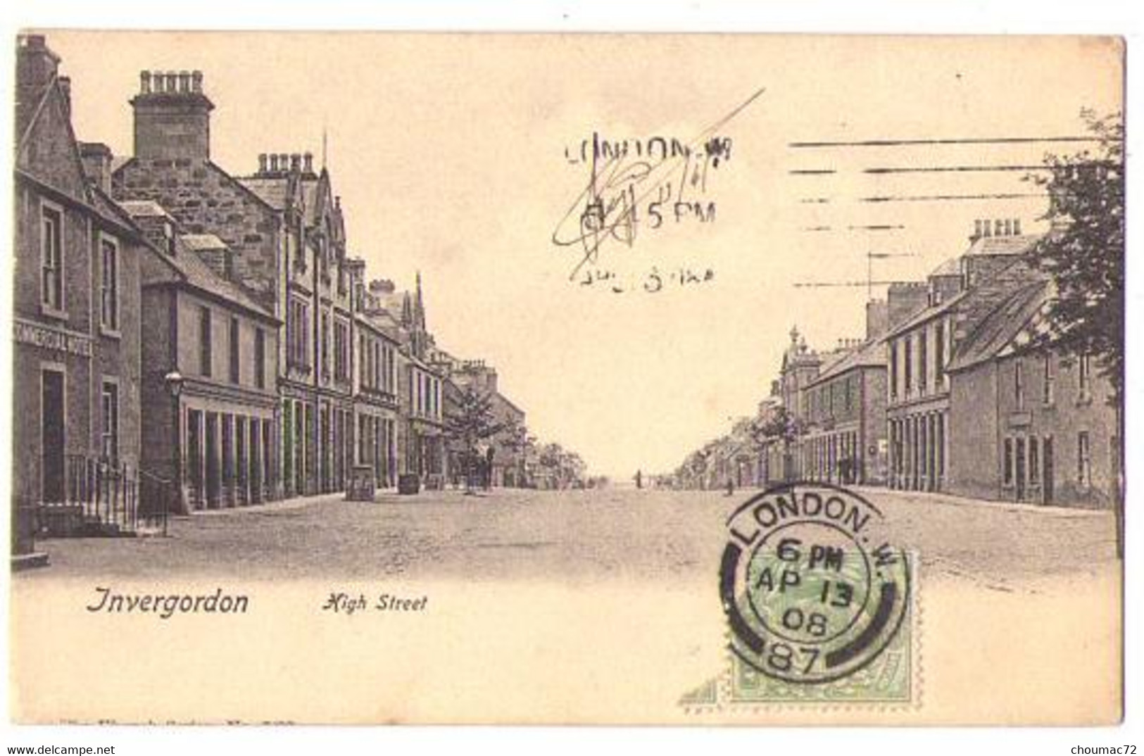 (Royaume-Uni) Ecosse Ross & Cromarty 001, Invergordon, Vrench Séries, High Street - Ross & Cromarty