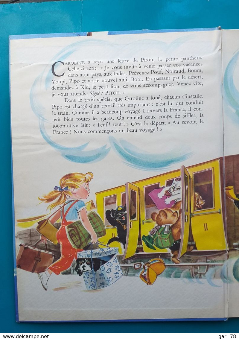 Le Voyage De Caroline - édition De 1959 - Images De Pierre Brobst - Hachette