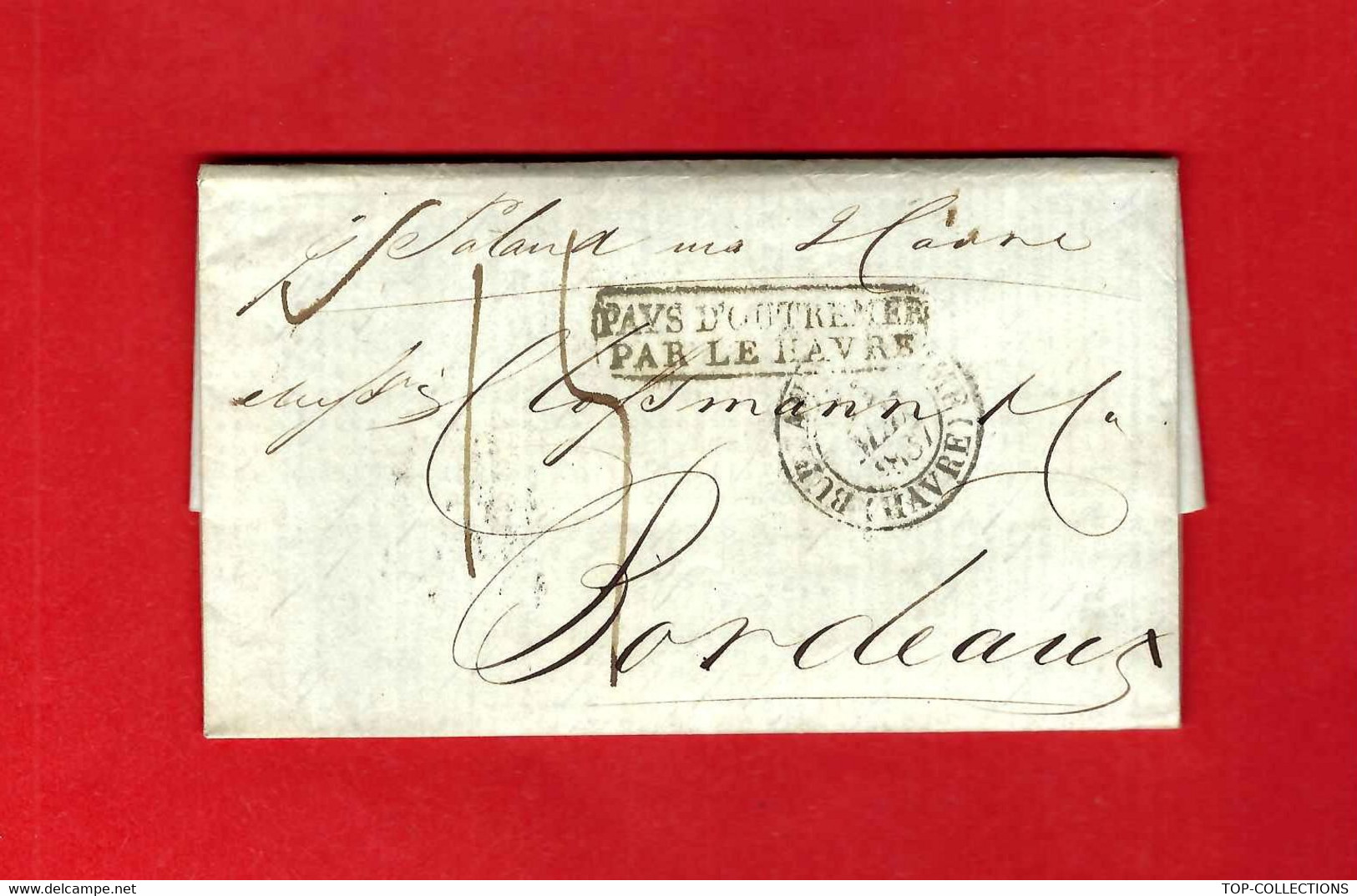 1837  New York lettre imprimé de cotation NEGOCE COMMERCE INTERNATIONAL France ETATS UNIS  => Clossman  vins à Bordeaux