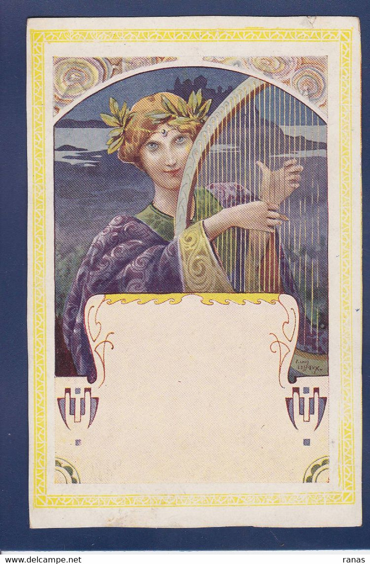 CPA Lessieux Art Nouveau Femme Women Non Circulé - Lessieux