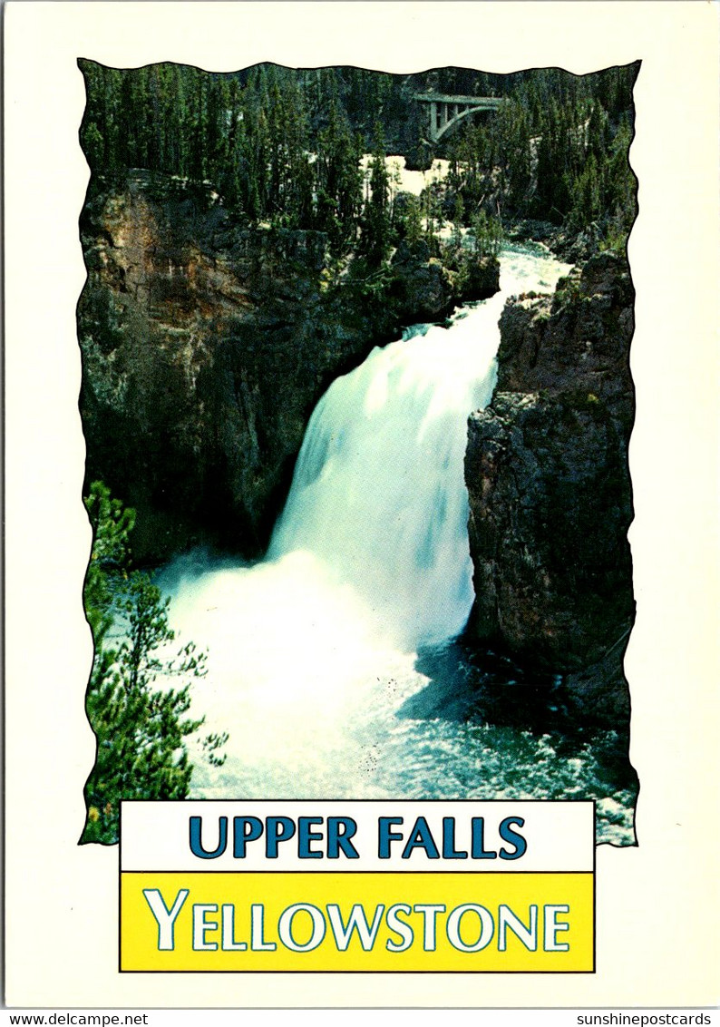 Yellowstone National Park Upper Falls Of The Yellowstone - USA National Parks