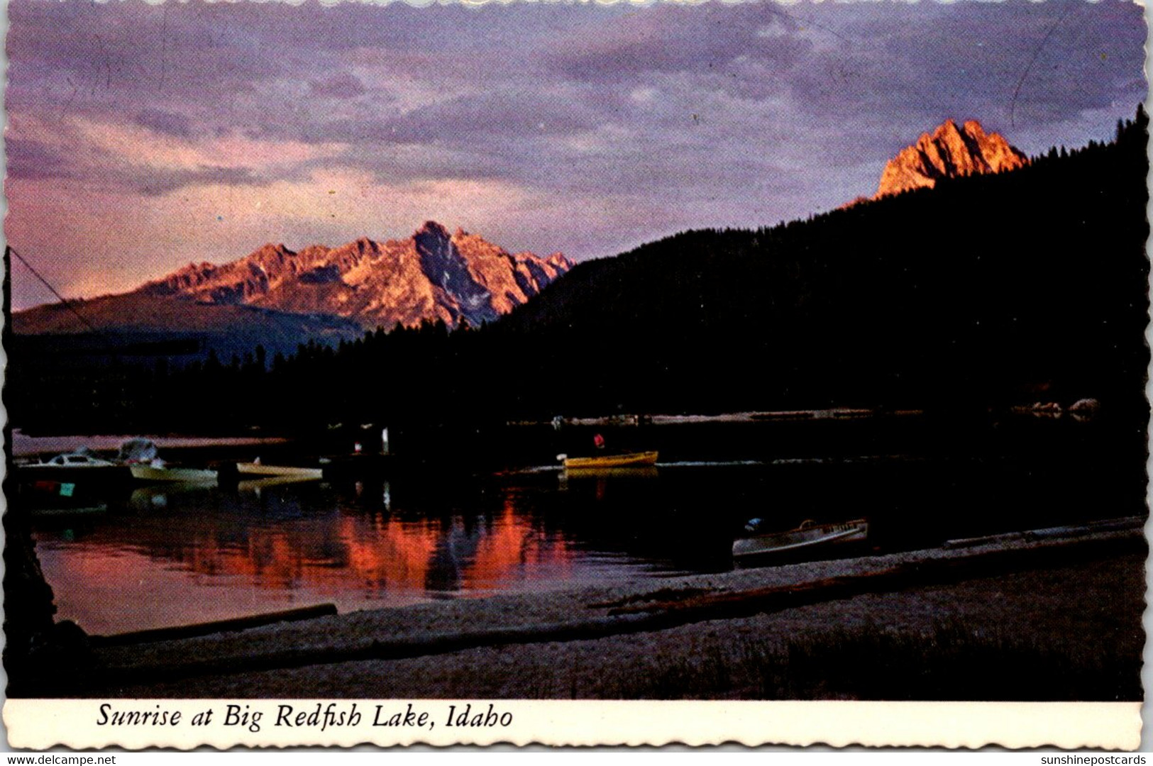 Idaho Sawtooth Sunrise At Redfih Lake - Autres & Non Classés