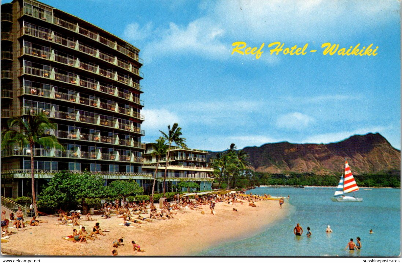 Hawaii Waikiki The Reef Hotel 1966 - Honolulu