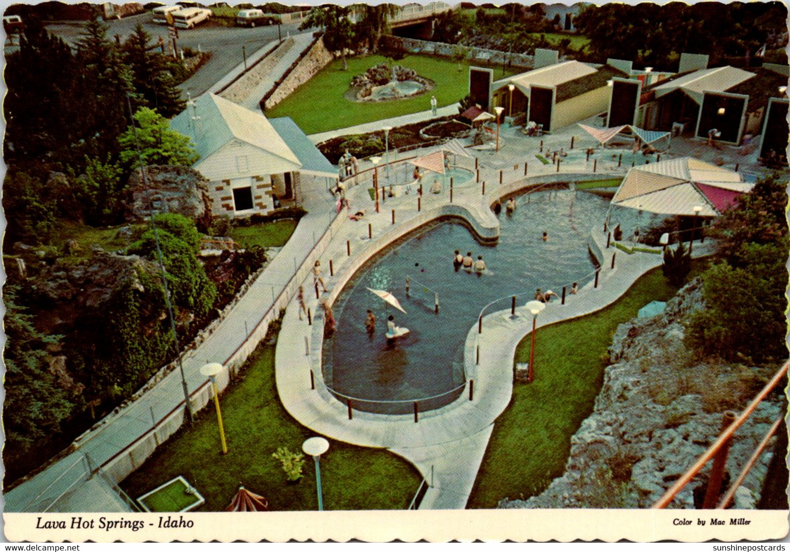 Idaho Lava Hot Springs Birds Eye View Of Hot Baths - Other & Unclassified