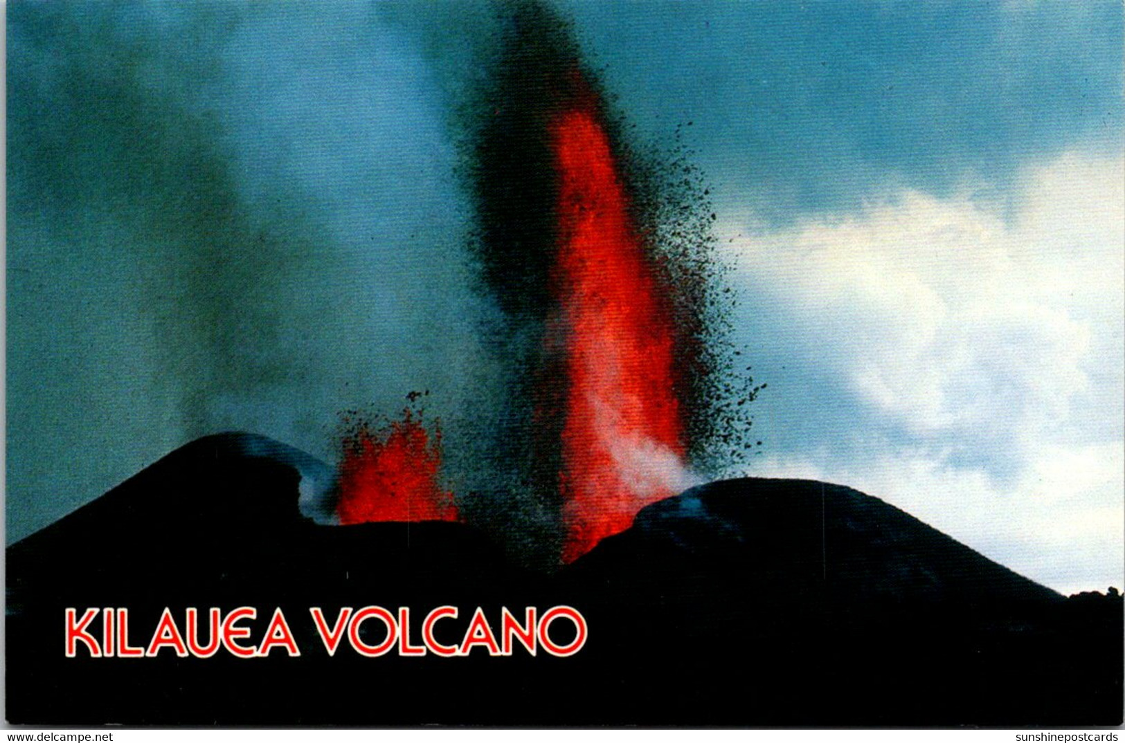 Hawaii Volcanoes National Park Kilauea Volcano April 1983 Eruption - Big Island Of Hawaii