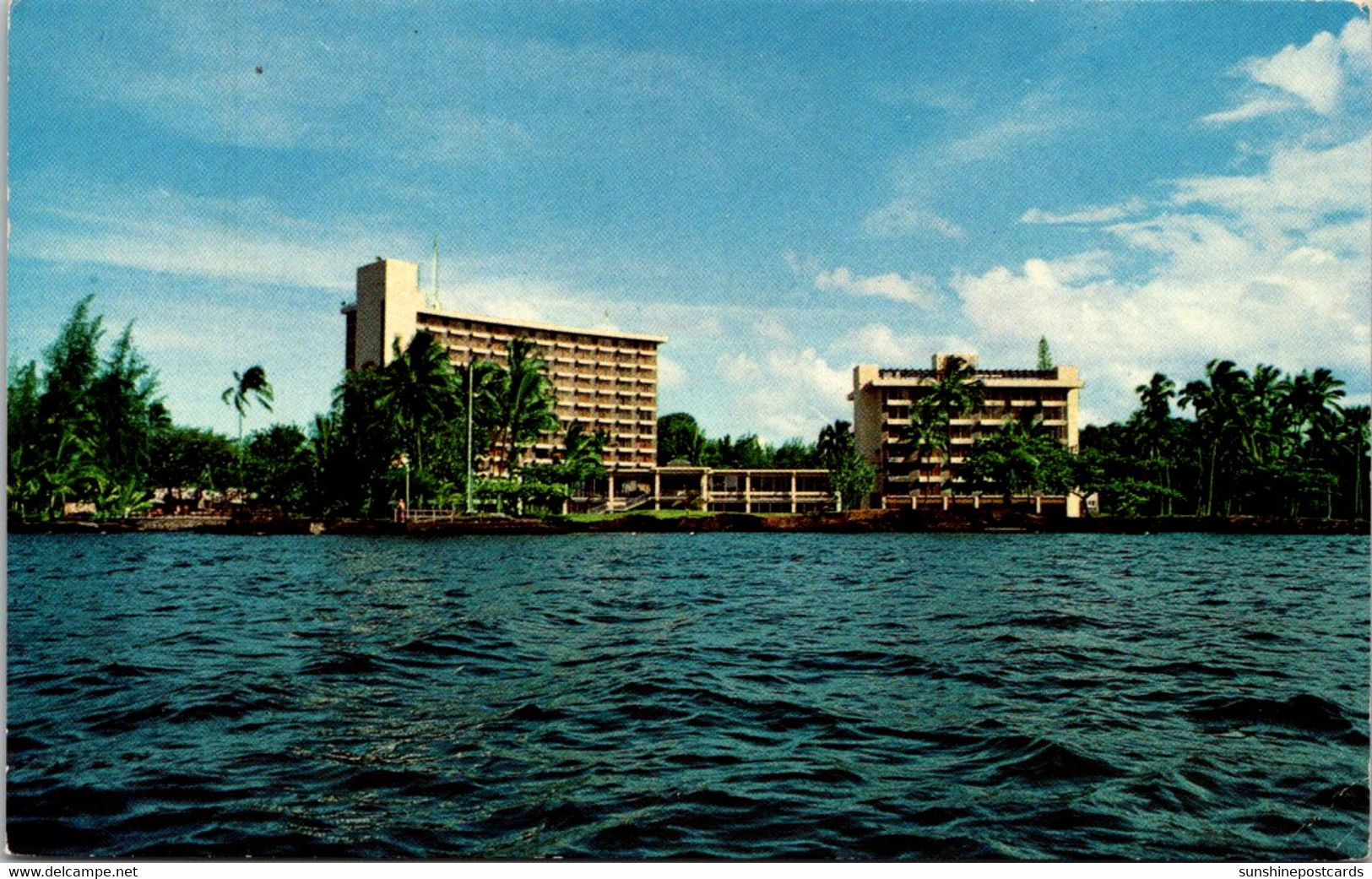 Hawaii Hilo Naniloa Hotel Ships Eye View - Hilo