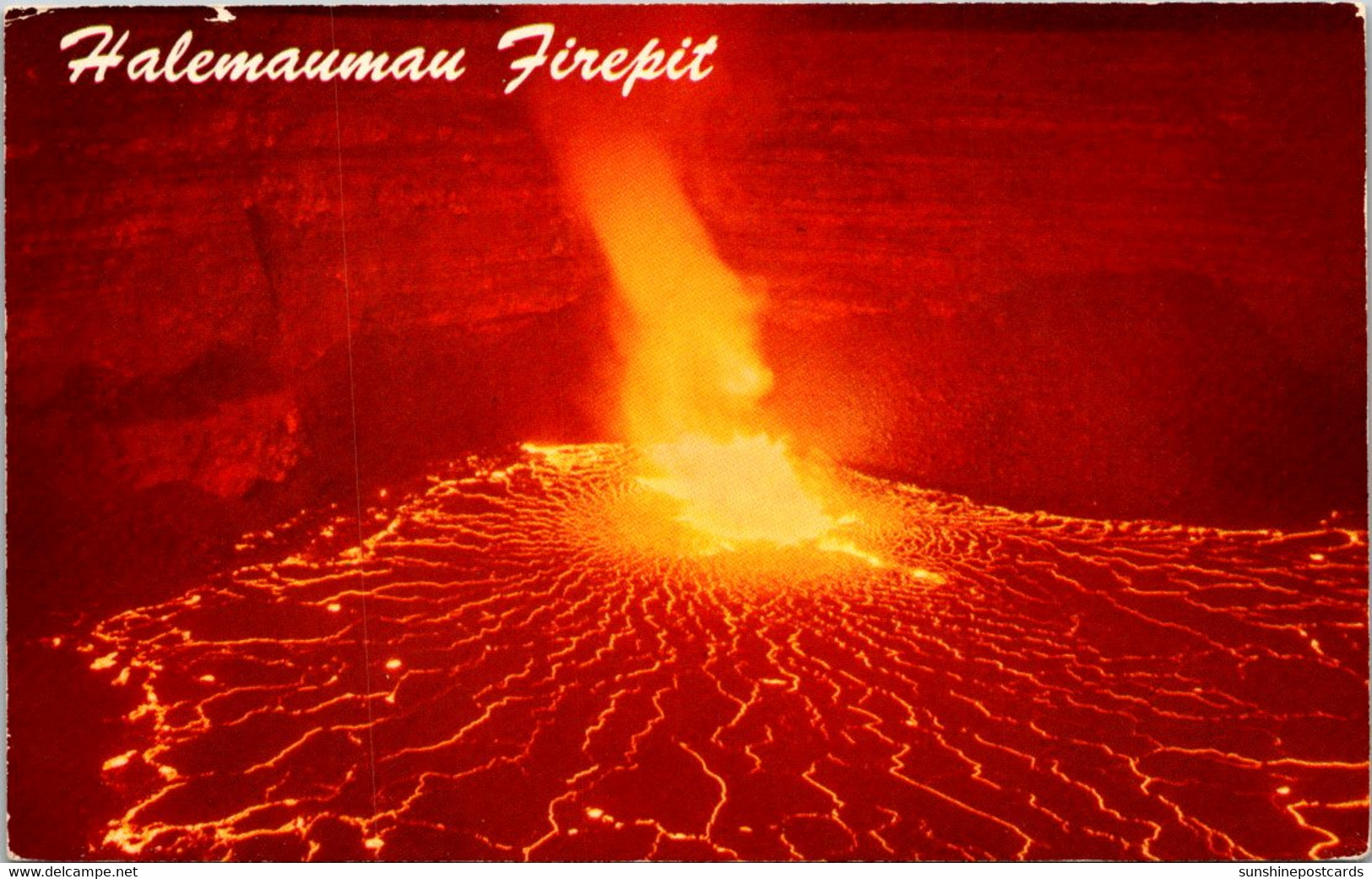 Hawaii National Park Eruption Of Kilauea Volcano - Big Island Of Hawaii