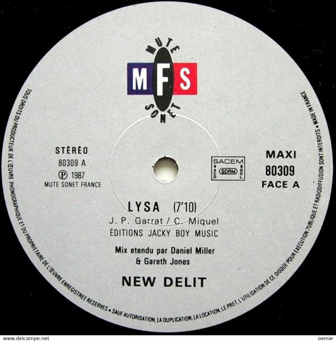 NEW  DELIT  °  LYSA - 45 T - Maxi-Single