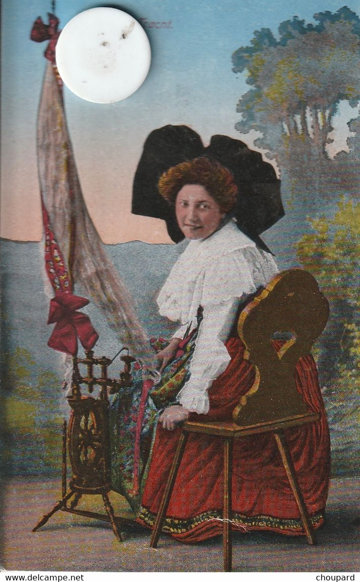 67 - Carte Postale Ancienne Jeune Fille De  Elsdsser  Jaracnt - Personajes
