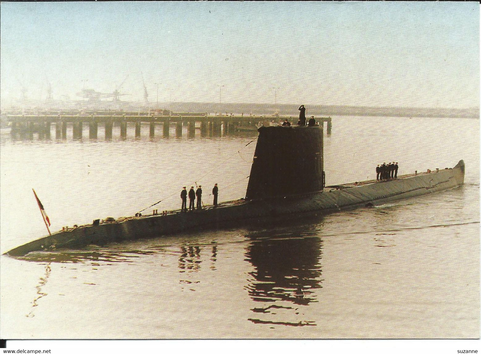 SAINT-NAZAIRE > Le SOUS-MARIN ESPADON - Construit à CHERBOURG 1952 - Onderzeeboten