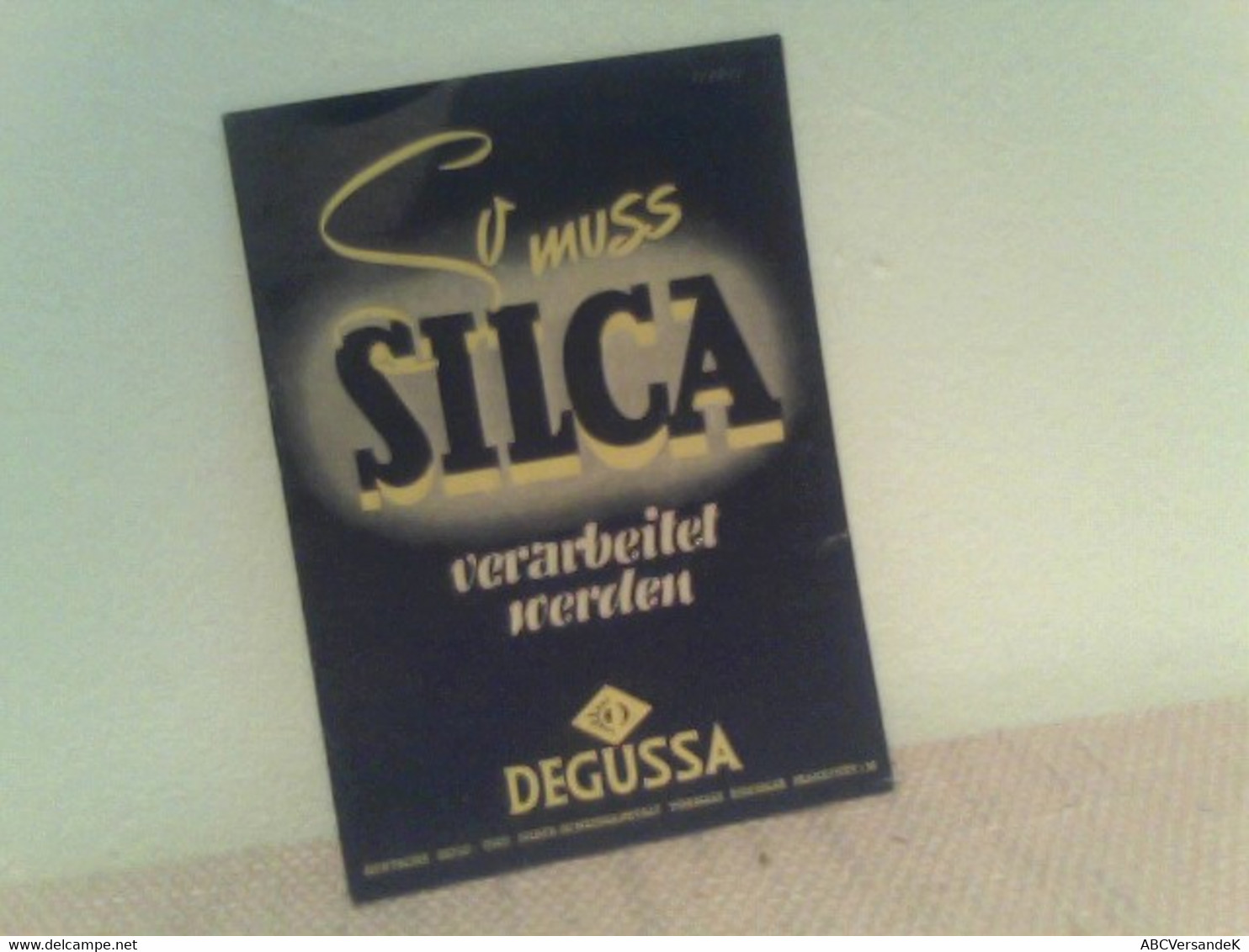 SO MUSS SILCIA   Verarbeitet Werden - Technical