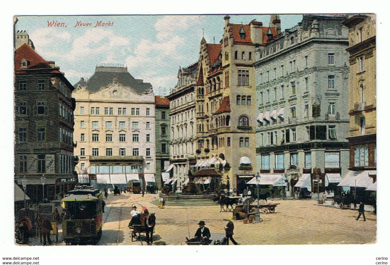 WIEN:  NEUER  MARKT  -  KLEINFORMAT - Halles