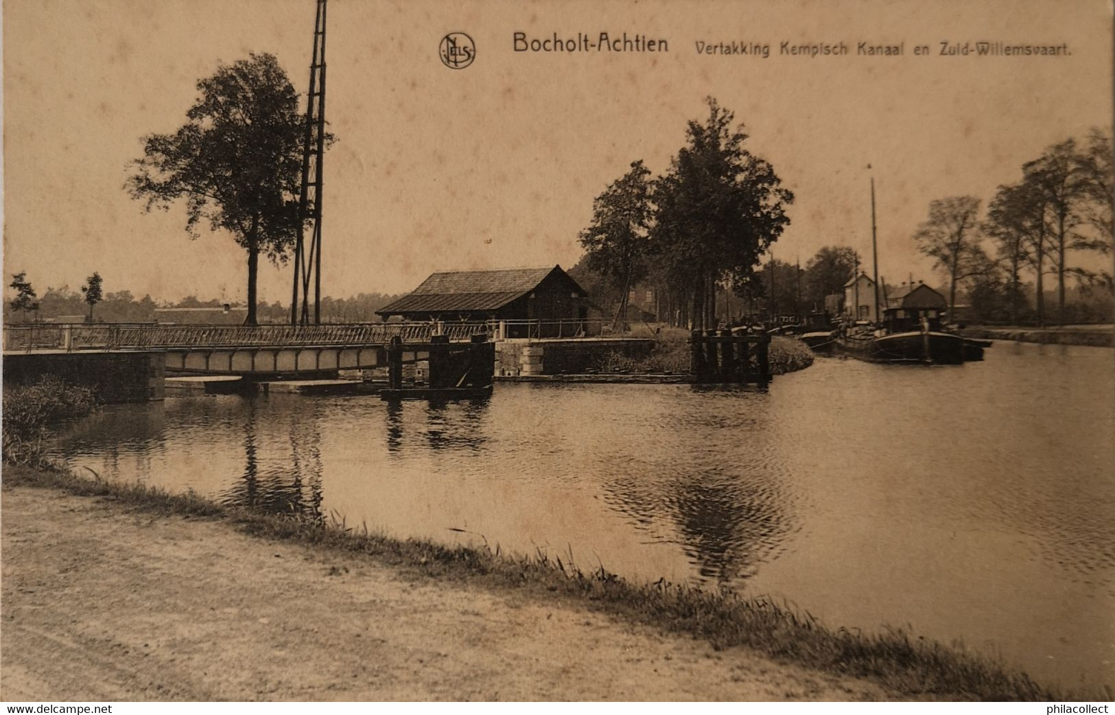 Bochtolt Achtien // Vertakking Kempisch Kanaal En Zuid Willemsvaart 19?? Vlekkig - Bocholt