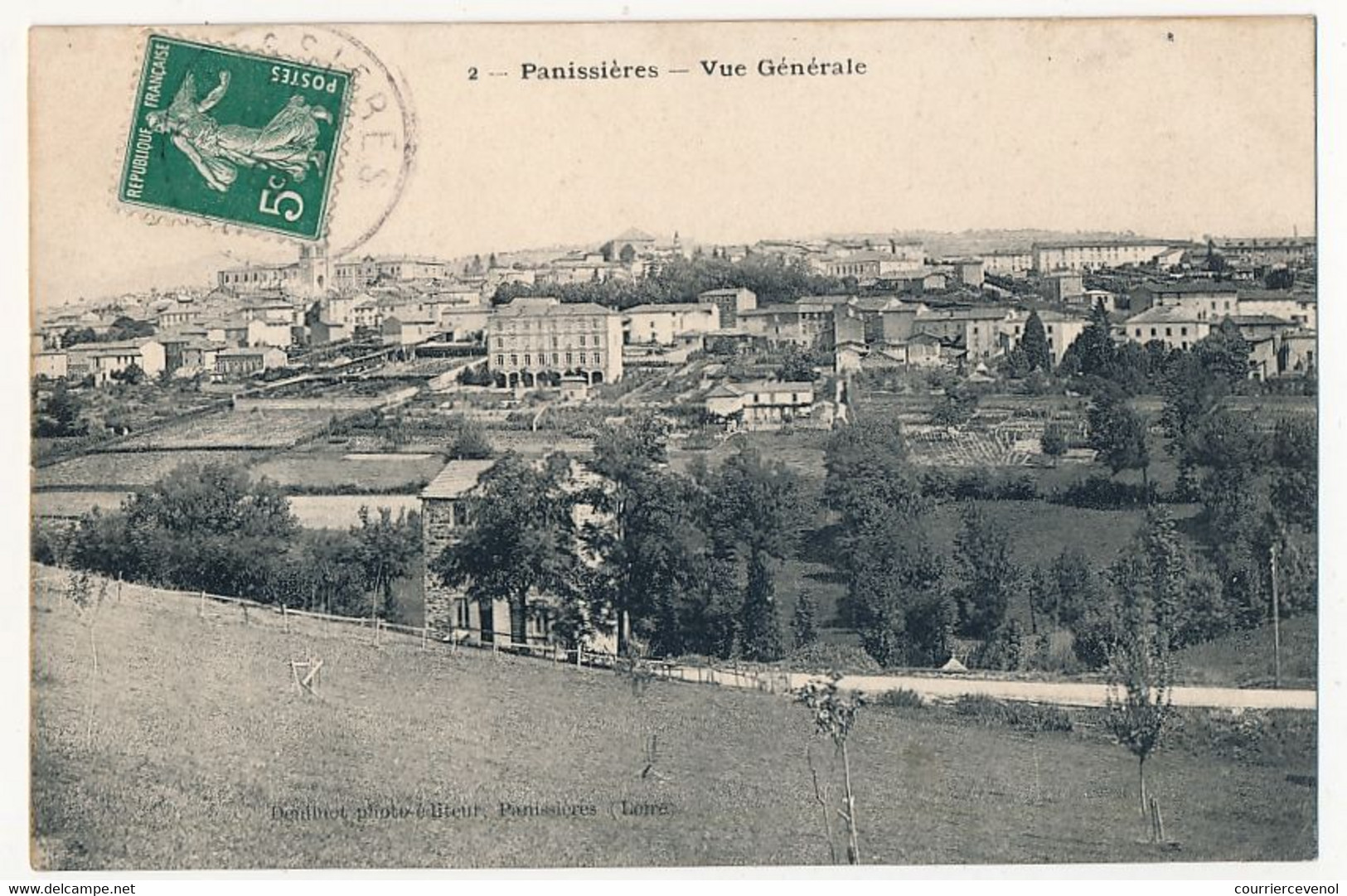 CPA - PANISSIÈRES (Loire) - Vue Générale - Other & Unclassified