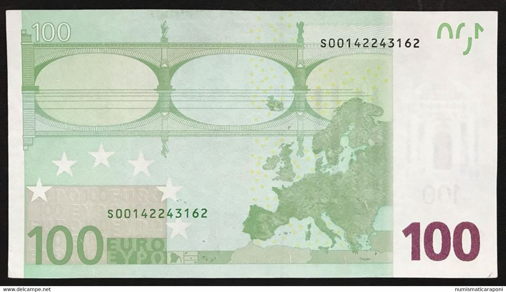 100 €  ITALIA DUISENBERG Q.FDS ABOUT UNC J001C1  Cod.€.280 Solo Bonifico Only Bank Transfert To Pay - 100 Euro