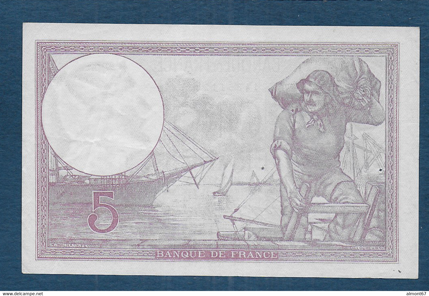 5 Francs  Violet   Du  24 - 8 - 1933 - 5 F 1917-1940 ''Violet''