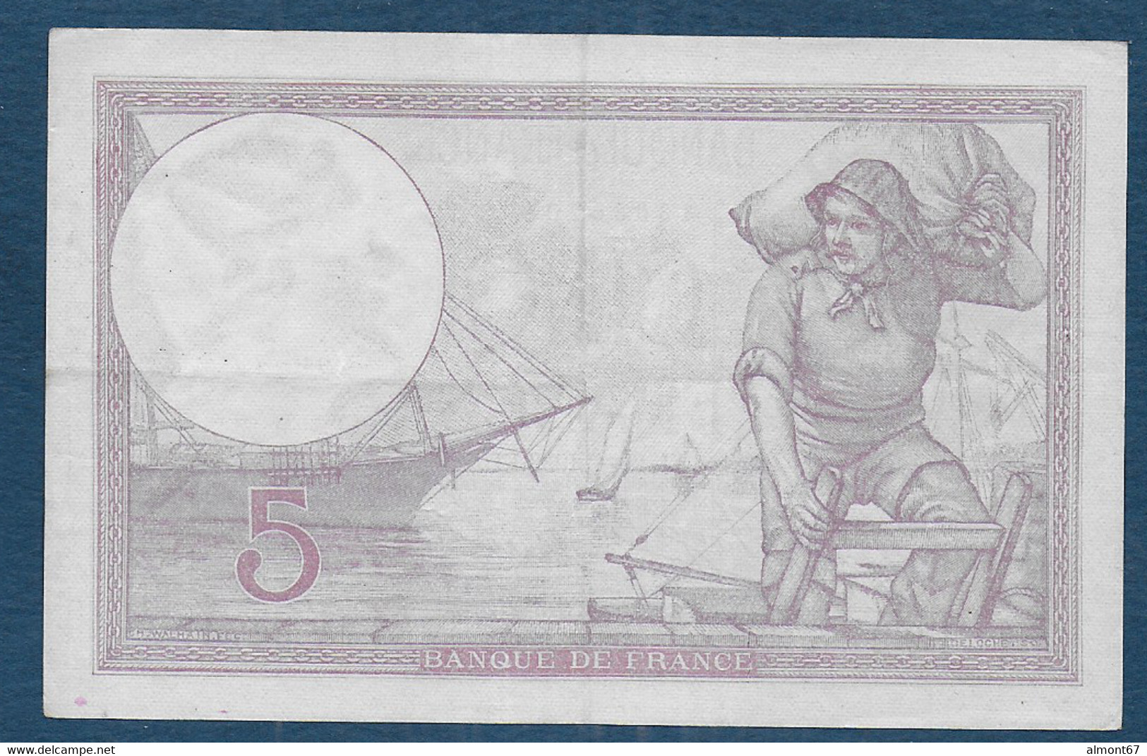 5 Francs  Violet   Du  20 - 4 - 1933 - 5 F 1917-1940 ''Violet''