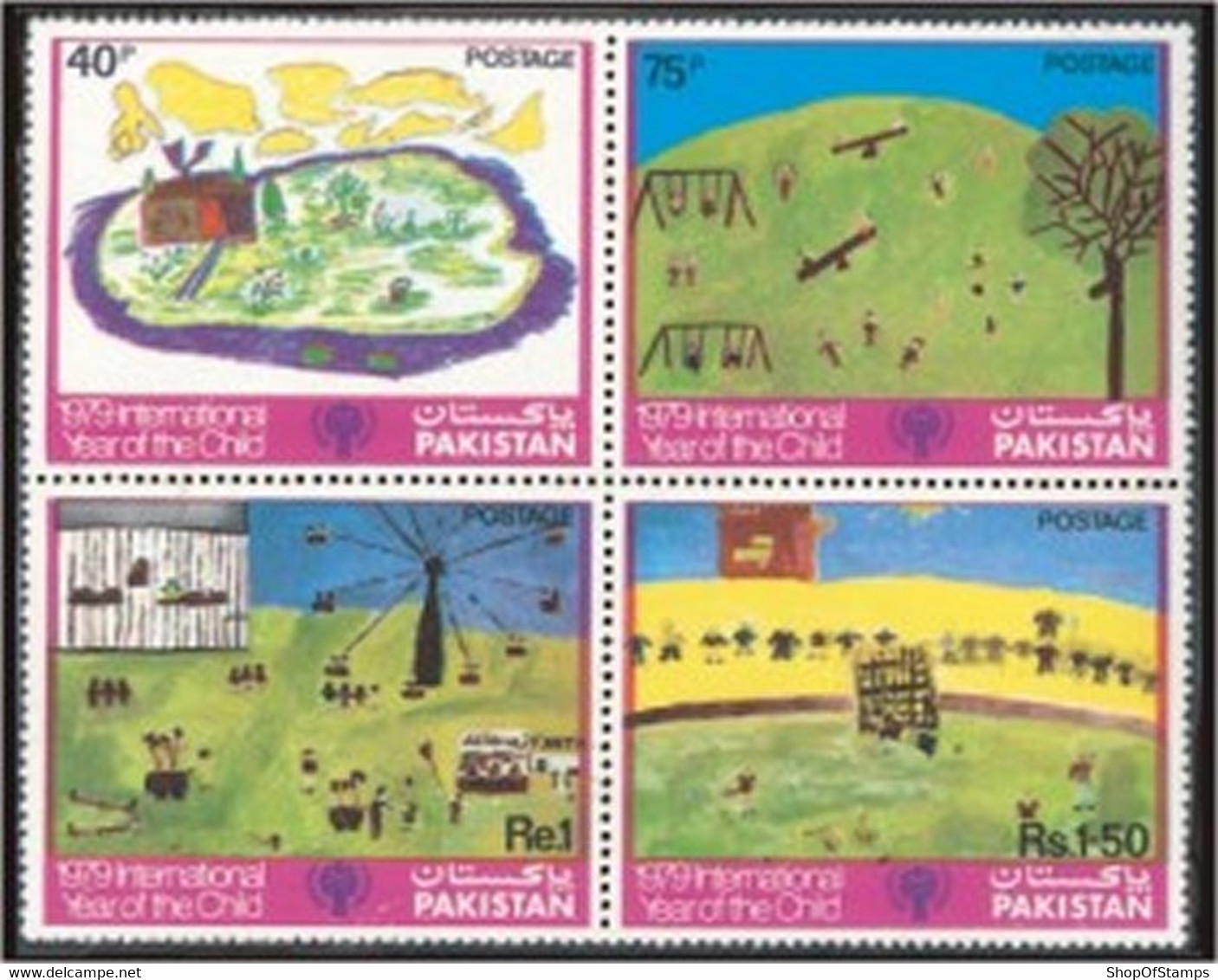 PAKISTAN SG 505-08 CHILDREN DAY SETENENT - Pakistan