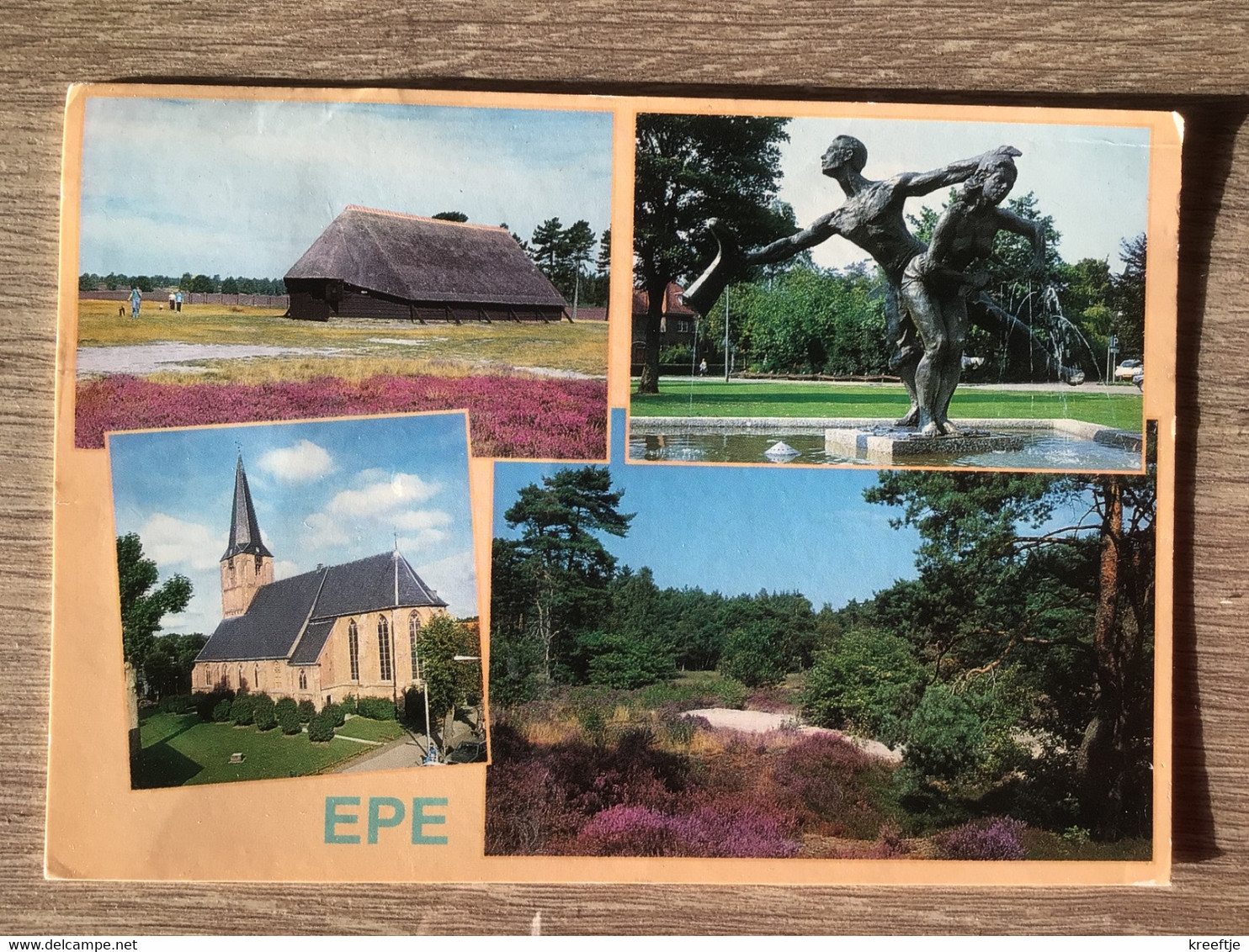 Nederland  Pays-Bas Holland. Epe. ( Kerk Standbeeld ) - Epe