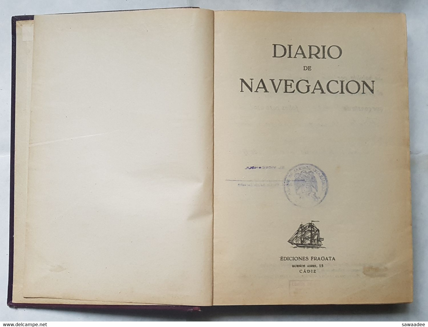 JOURNAL DE NAVIGATION (DIARO DE NAVEGACION) - LOT DE 2 - MARINE MARCHANDE - CARGO MAERSK - ESPAGNE - ANNEE 1962 à 1965 - - Bateaux