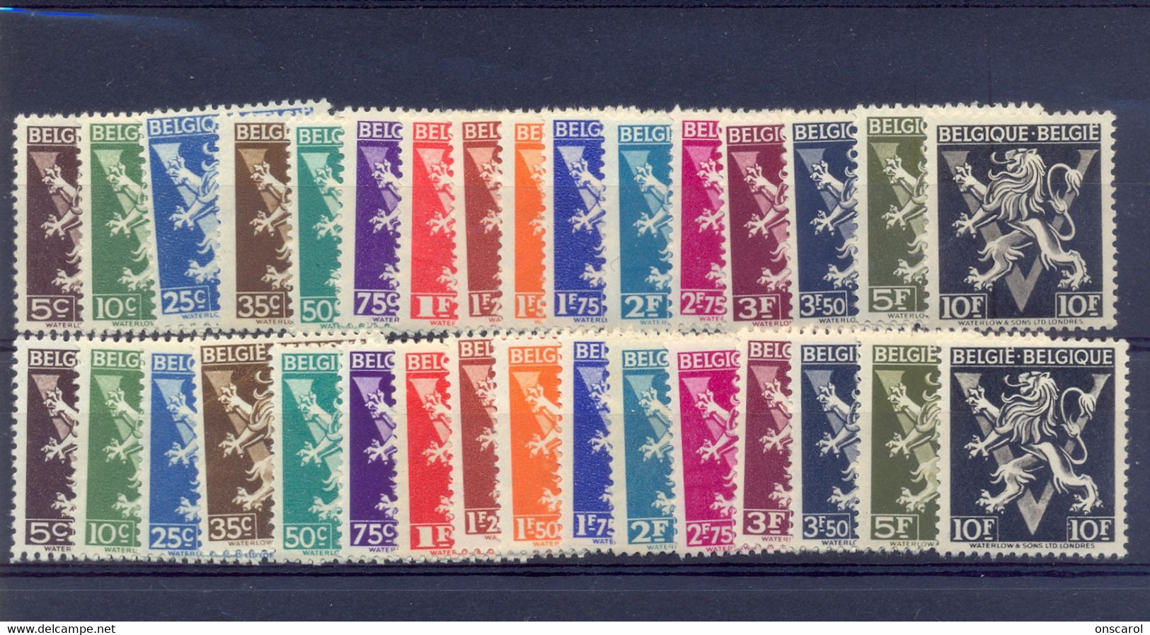 674/689 + 674A689A  Postgaaf ** MNH Prachtig  40 Côte - Neufs