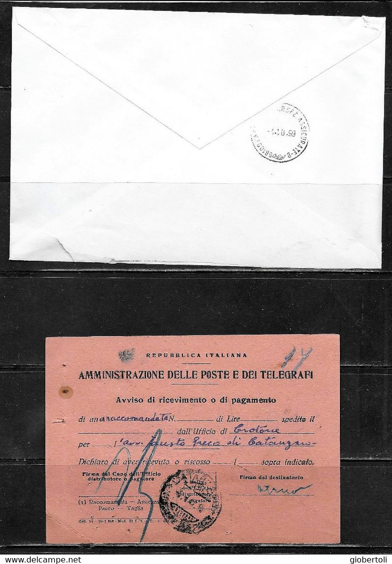 Italia/Italy/Italie: Lotto Di 6 Documenti Postali, Lot Of 6 Postal Documents. Loto Di 6 Documents Postaux - Lotti E Collezioni