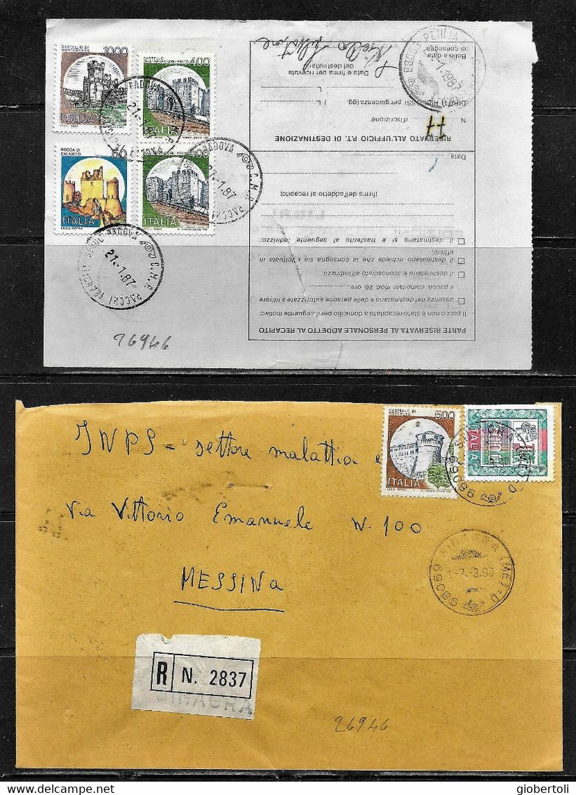 Italia/Italy/Italie: Lotto Di 6 Documenti Postali, Lot Of 6 Postal Documents. Loto Di 6 Documents Postaux - Lotti E Collezioni