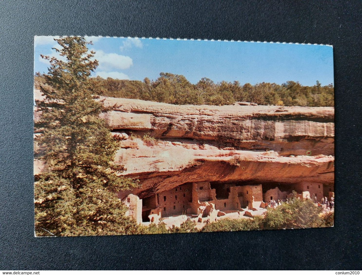 Mesa Verde National Park, Spruce Tree Ruin, Gelaufen 1982; #H71 - Mesa Verde