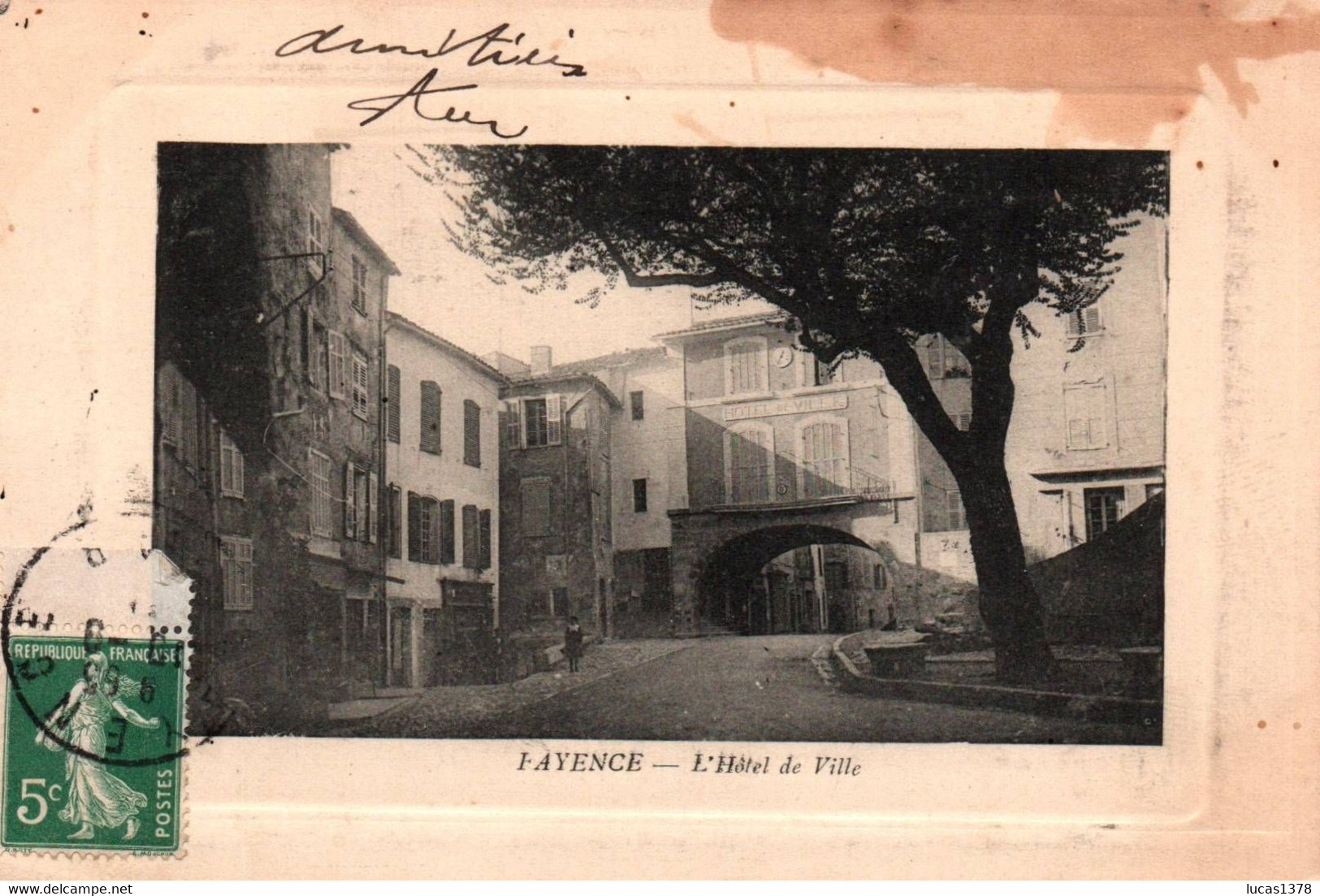 83 / FAYENCE / L HOTEL DE VILLE / JOLIE CARTE GAUFFREE - Fayence