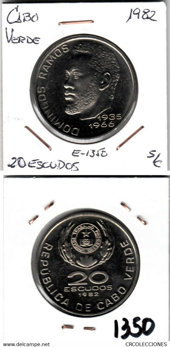 E1350 MONEDA CABO VERDE 20 ESCUDOS 1982 SC 5 - Cape Verde