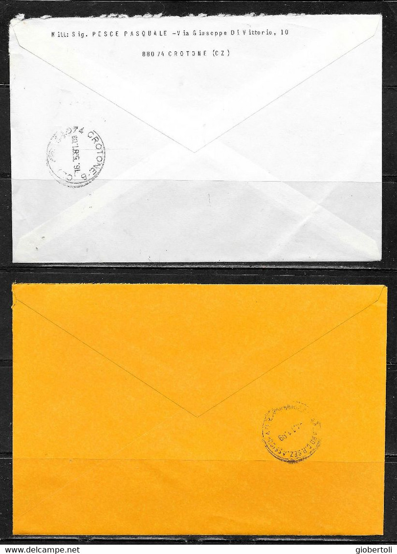 Italia/Italy/Italie: Lotto Di 6 Documenti Postali, Lot Of 6 Postal Documents. Loto Di 6 Documents Postaux - Lotti E Collezioni