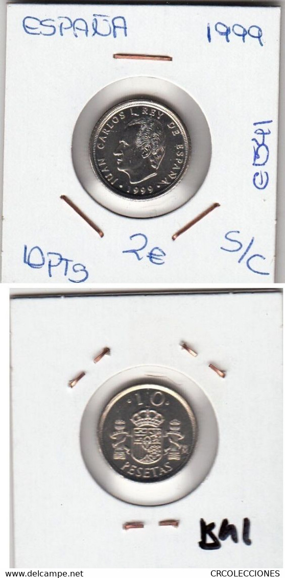 E1541 MONEDA ESPAÑA JUAN CARLOS 10 PESETAS 1999 2 - Other & Unclassified