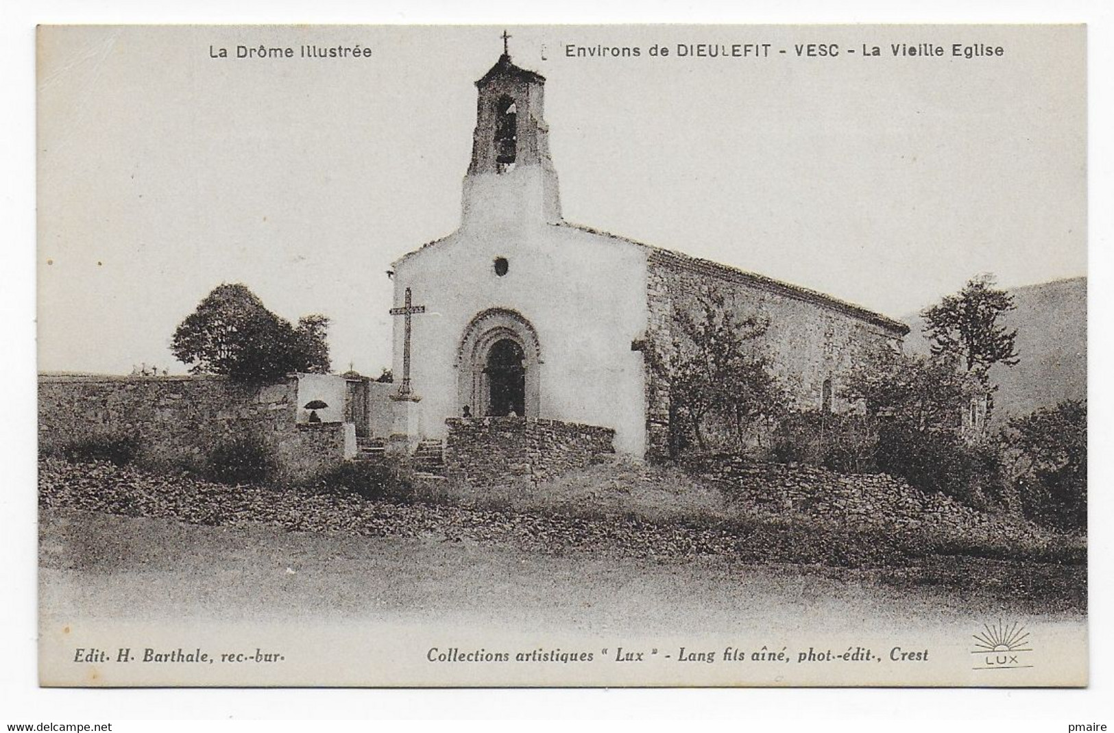 CPA 26 Environs De Dieulefit VESC La Vieille église - Dieulefit