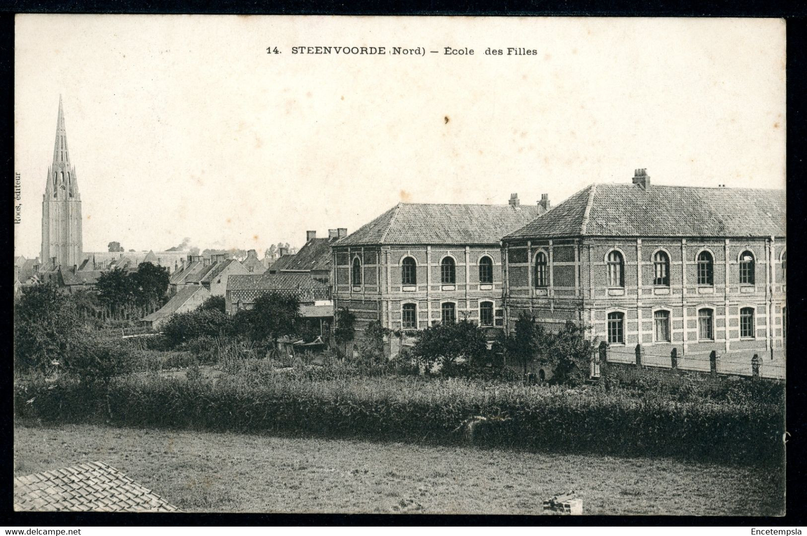 CPA - Carte Postale - France - Steenvoorde - Ecole Des Filles - 1908 (CP19579) - Steenvoorde
