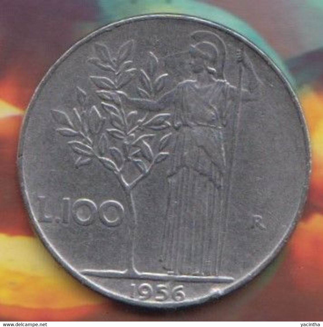 @Y@  Italië     100  Lire      1956     (4763) - Herdenking