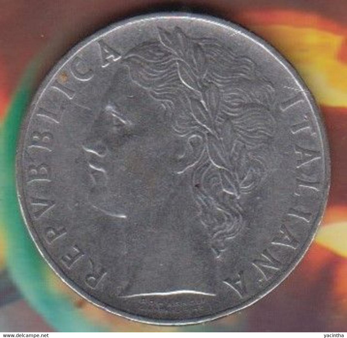 @Y@  Italië     100  Lire      1957     (4764) - Commemorative