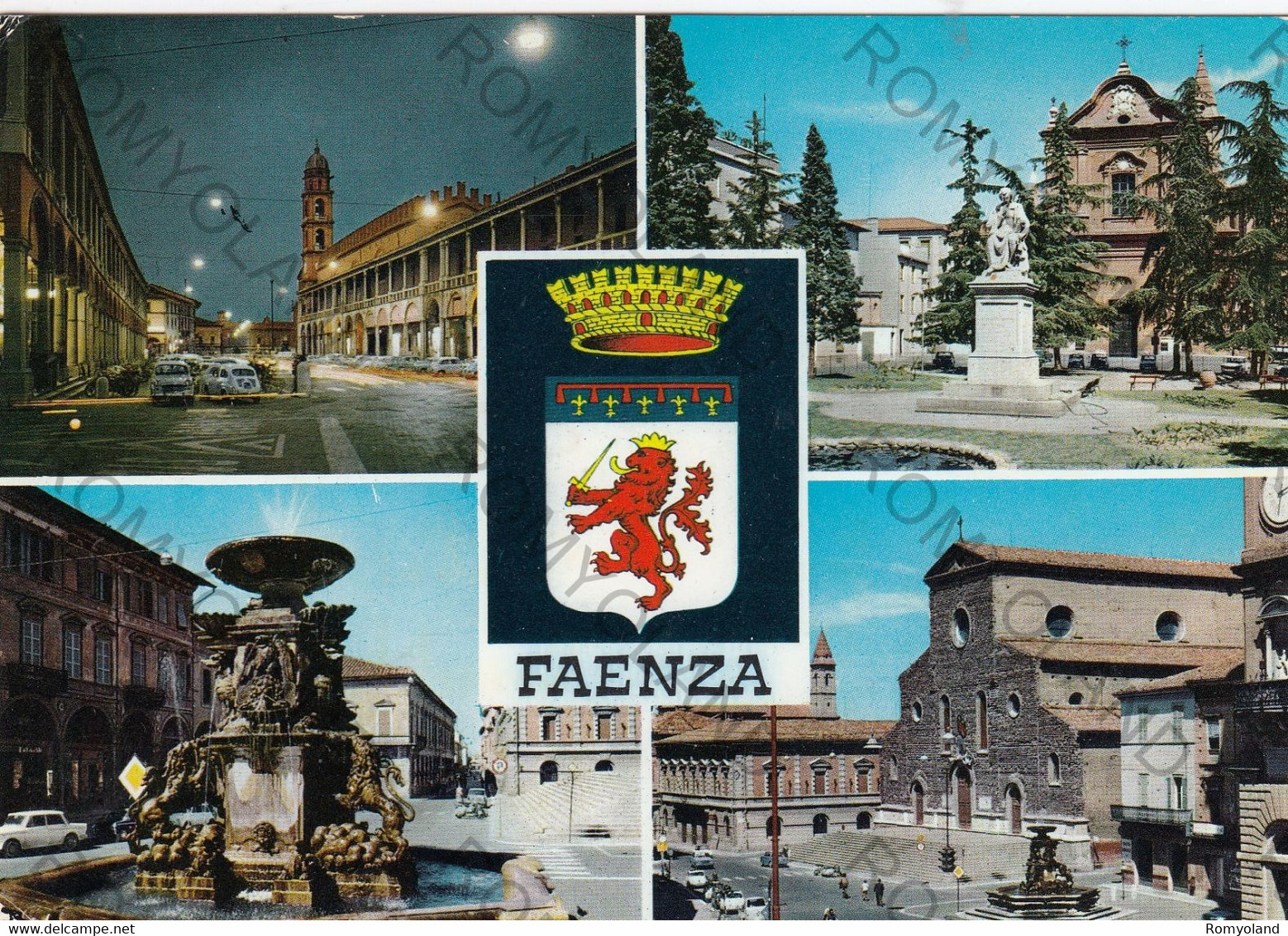 CARTOLINA  FAENZA,EMILIA ROMAGNA,BELLA ITALIA,STORIA,MEMORIA,CULTURA,RELIGIONE,IMPERO ROMANO,VIAGGIATA 1969 - Faenza