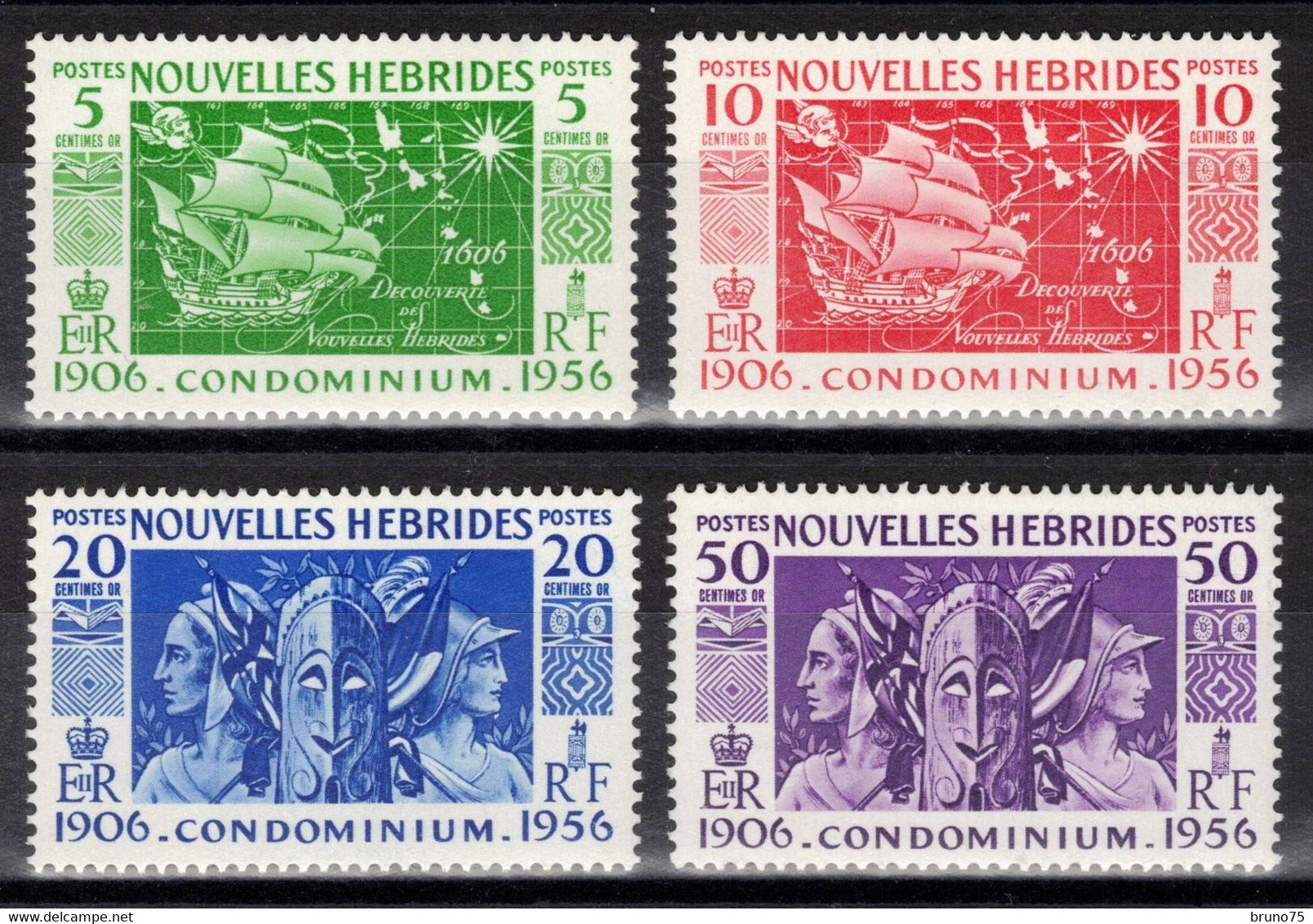 Nouvelles-Hébrides - YT 167-170 ** MNH - Unused Stamps