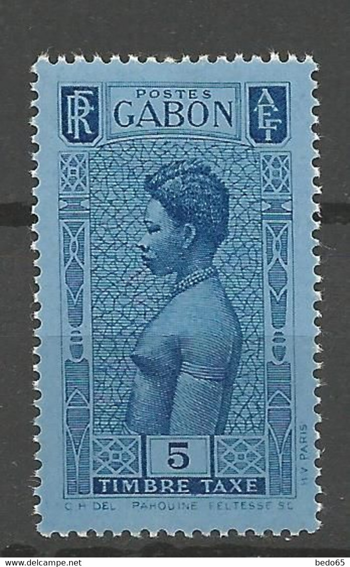 GABON TAXE N° 23 NEUF** LUXE SANS CHARNIERE  / MNH - Timbres-taxe