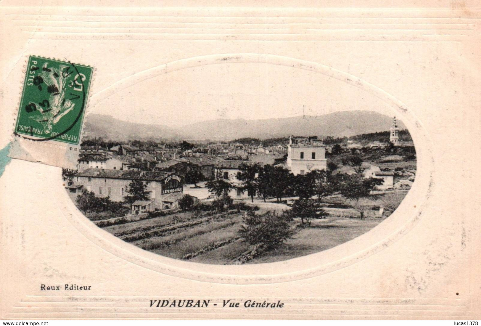 83 / VIDAUBAN / VUE GENERALE / JOLIE CARTE GAUFFREE - Vidauban