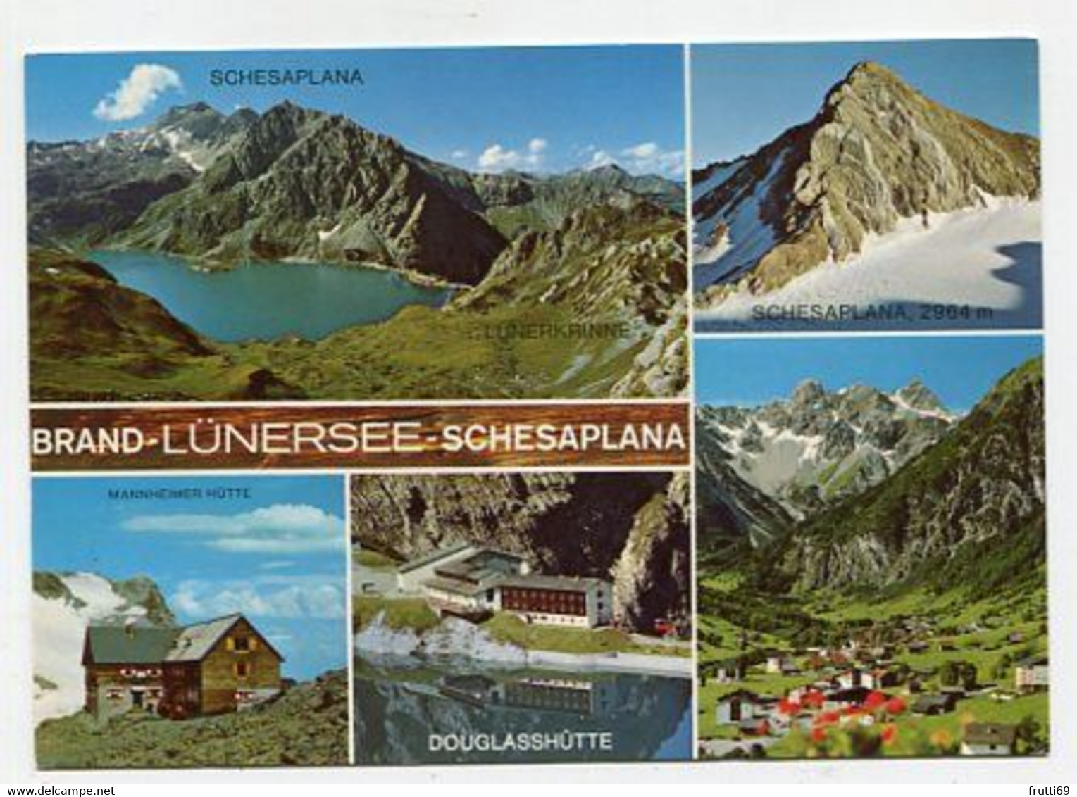 AK 032231 AUSTRIA - Brand - Lünersee - Schesaplana - Brandertal